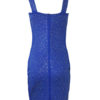 Club Dress Straps Neck Rhinestones Sleeveless Polyester Sexy Dress - Image 4