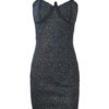 Club Dress Straps Neck Rhinestones Sleeveless Polyester Sexy Dress - Image 7