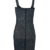 Club Dress Straps Neck Rhinestones Sleeveless Polyester Sexy Dress - Image 8