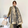 Design Print Cashmere Thick Warm Stole - Image 5