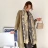 Design Print Cashmere Thick Warm Stole - Image 8