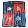 Design Print Silk Square Neck Scarves - Image 2
