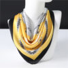 Design Print Silk Square Neck Scarves - Image 3