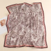 Design Silk Cartoon Print Scarf - Image 4