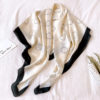 Dot Print Square Neck Scarf