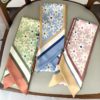 Elegant Floral Long Skinny Head Scarves - Image 2