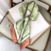 Elegant Floral Long Skinny Head Scarves - Image 9