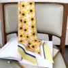 Elegant Floral Print Silk Neck Scarf - Image 4