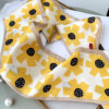 Elegant Floral Print Silk Neck Scarf - Image 7