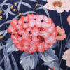 Elegant Floral Print Silk Square Scarves - Image 5