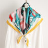 Fashion Design Print Square Silk Neck Scarf