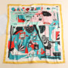 Fashion Design Print Square Silk Neck Scarf - Image 2