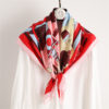 Fashion Design Print Square Silk Neck Scarf - Image 3