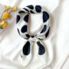 Fashion Dot Print Neck100% Silk Scarf