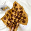 Fashion Dot Print Neck100% Silk Scarf - Image 11