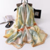 Fashion Floral Printed Silk Scarves