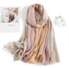Fashion Foulard Warm Plaid Wood Shawls