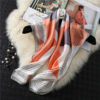 Fashion Geometric Print Silk Square Scarf