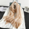 Fashion Luxury Striped Silk Scarf