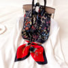 Fashion Print Square Silk Scarf - Image 6