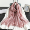 Fashion Striped Silk Long Scarves - Image 2