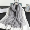 Fashion Striped Silk Long Scarves - Image 3