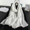 Fashion Striped Silk Long Scarves - Image 6