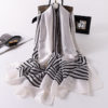 Fashion Striped Silk Scarves