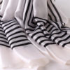 Fashion Striped Silk Scarves - Image 3