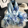 Flower Print Silk Scarves - Image 2