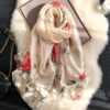 Flower Print Silk Scarves - Image 8