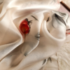 Flower Print Silk Scarves - Image 9