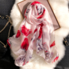 Flower Print Silk Scarves - Image 7