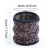 Knitted Print Christmas Ring Neck Scarf - Image 3