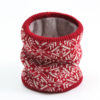 Knitted Print Christmas Ring Neck Scarf