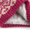Knitted Print Ring Neck Snood Scarf - Image 12
