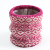 Knitted Print Ring Neck Snood Scarf - Image 4