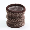 Knitted Print Ring Neck Snood Scarf - Image 6