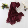 Large Size Solid Cotton Scarf - Image 2