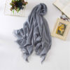 Large Size Solid Cotton Scarf - Image 9