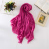 Large Size Solid Cotton Scarf - Image 10