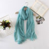 Large Size Solid Cotton Scarf - Image 13