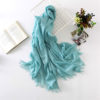 Large Size Solid Cotton Scarf - Image 14