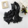 Large Size Solid Cotton Scarf - Image 4