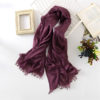 Large Size Solid Cotton Scarf - Image 5
