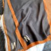 Letter Striped Print Warm Scarf - Image 13