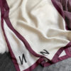 Letter Striped Print Warm Scarf - Image 8