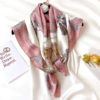 Luxury 100% Silk Printed Square Scarves