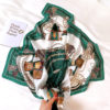 Luxury 100% Silk Printed Square Scarves - Image 4