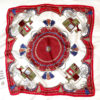 Luxury 100% Silk Printed Square Scarves - Image 7
